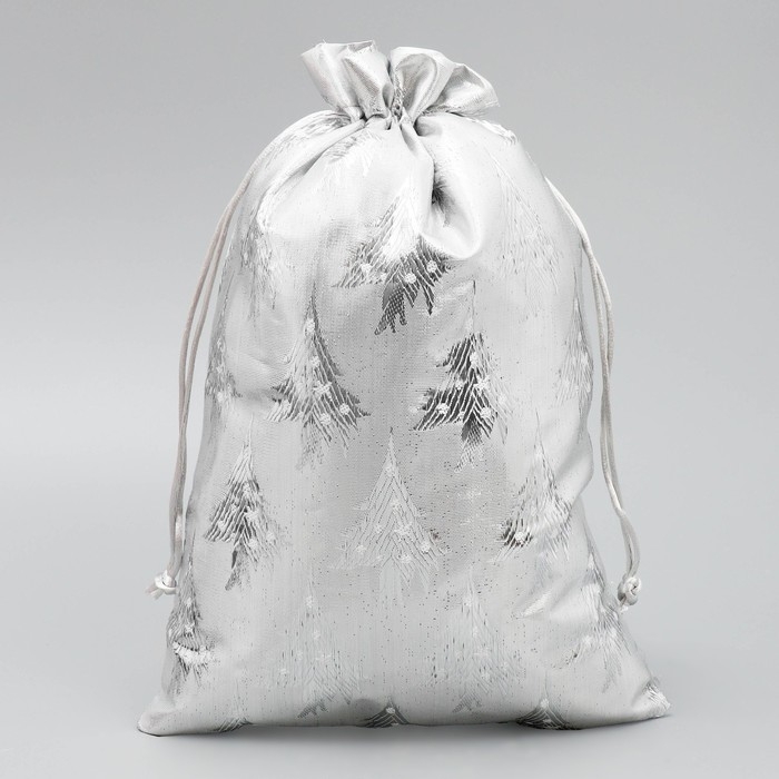 Мешочек подарочный парча &laquo;С Новым Счастьем&raquo;, 20 х 30 см +/- 1.5 см, Новый год