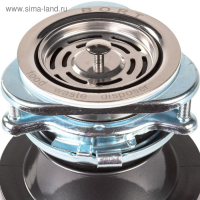 Измельчитель пищевых отходов Bort TITAN 4000, 390 Вт, 3 ступени, 4.2 кг/мин, 90 мм, серый