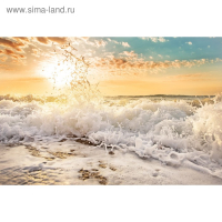 Картина на подрамнике "Морская пена" 50*100 см Картина на подрамнике "Морская пена" 50*100 см