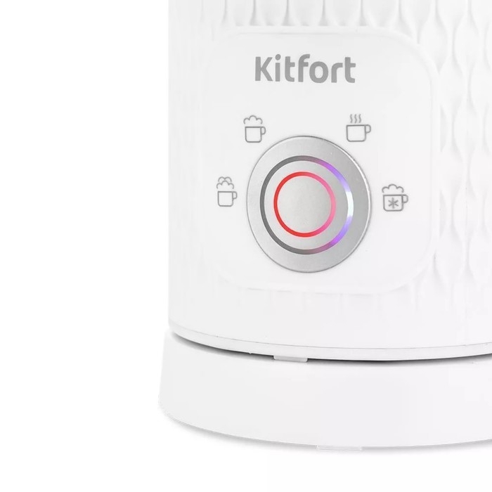 Капучинатор Kitfort КТ-7128-2, 500 Вт, 0.5 л, 4 режима, белый