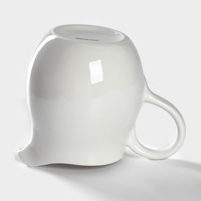 Кувшин для воды фарфоровый Magistro &laquo;Бланш&raquo;, 1 л, 13&times;15 см, цвет белый