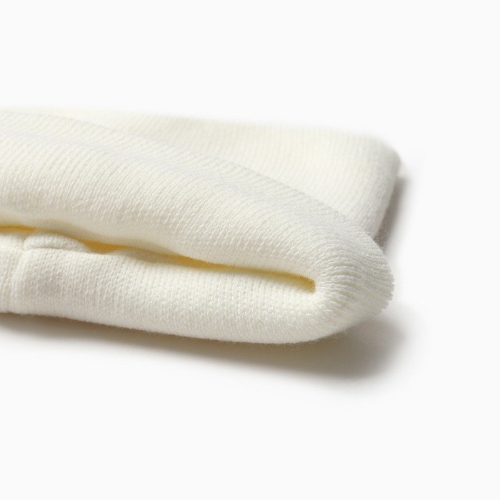 Комплект для девочки (снуд и шапка), цвет молочный, размер 48-52 Комплект для девочки (снуд и шапка), цвет молочный, размер 48-52