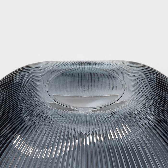 Набор стеклянной посуды &laquo;Мави&raquo;, 6 предметов: 2 миски 350 мл, 2 стакана 250 мл, салатник 800 мл, тарелка d=20,8 см, цвет серый