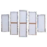 Картина модульная на подрамнике "Тигр" 115х80 см (80х23; 2-70х23; 2-53х23)