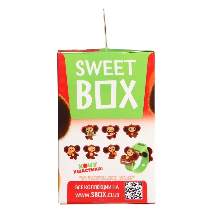 Игрушка Чебурашка, с мармеладом в коробочке, 10г Игрушка Чебурашка, с мармеладом в коробочке, 10г