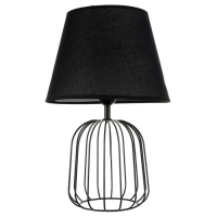 Настольная лампа 16787/1 E27 40Вт черный 16х16х38,5 см RISALUX Настольная лампа 16787/1 E27 40Вт черный 16х16х38,5 см RISALUX