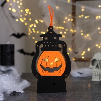 Декор с подсветкой &laquo;Фонарь с тыквой&raquo;, 3 &times; 10,5 &times; 17,5 см