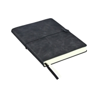 Ежедневник датированный 2024 A5 176 листов, deVENTE.Saltos, мягкая обложка из искусственной кожи, ляссе, кремовый блок 70 г/м2, чёрный Ежедневник датированный 2024 A5 176 листов, deVENTE.Saltos, мягкая обложка из искусственной кожи, ляссе, кремовый блок 70 г/м2, чёрный