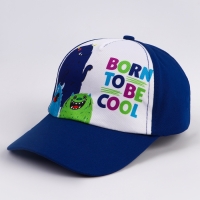 Кепка детская для мальчика Born to be cool, цвет синий, р-р 52-54, 5-7 лет Кепка детская для мальчика Born to be cool, цвет синий, р-р 52-54, 5-7 лет