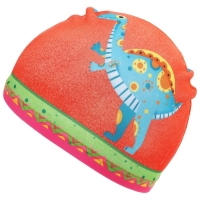Шапочка для плавания детская ONLYTOP &laquo;Дино&raquo;, тканевая, обхват 46-52 см