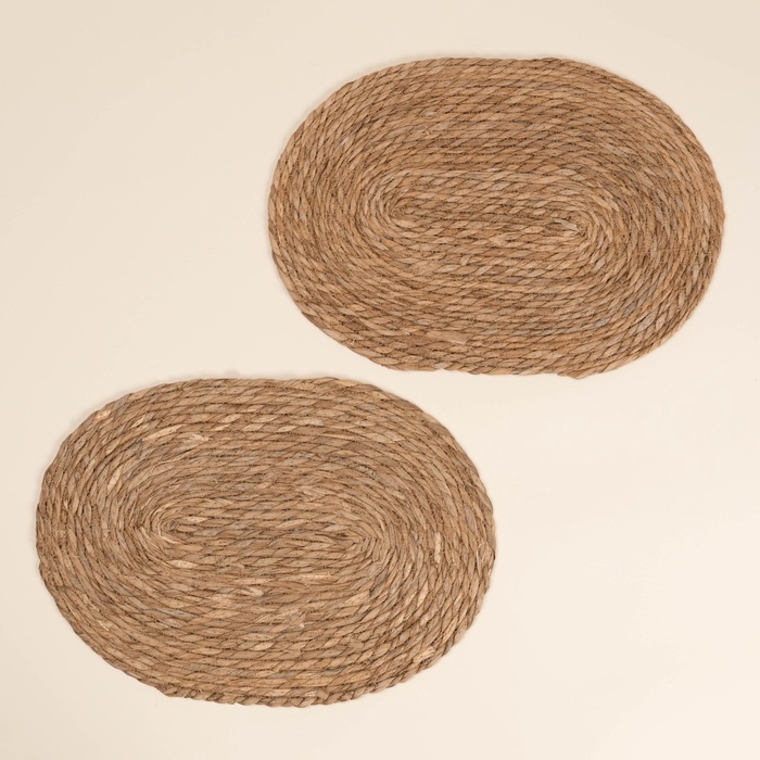 Салфетки сервировочные SL Home, 2 шт., камыш, 43&times;30 см