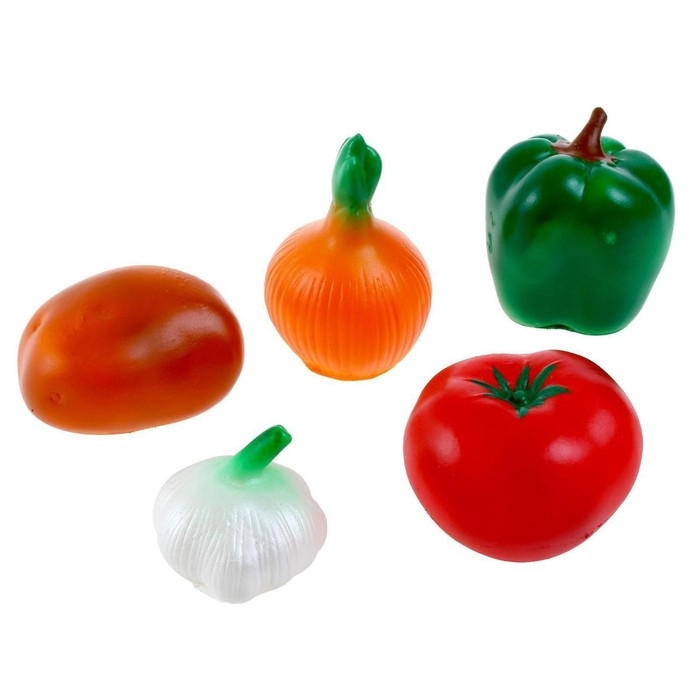 Набор резиновых игрушек &laquo;Овощи&raquo;, МИКС