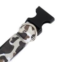 Ошейник с подсветкой Милитари 3 режима свечения размер S, ОШ 22-40 х 2,5 см серый Ошейник с подсветкой Милитари 3 режима свечения размер S, ОШ 22-40 х 2,5 см серый