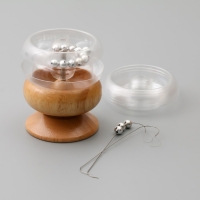 Спиннер для бисероплетения 9 см в наборе 5 сменных чаш, 2 иглы для бисера 9,3х9,3х12,5 см Спиннер для бисероплетения 9 см в наборе 5 сменных чаш, 2 иглы для бисера 9,3х9,3х12,5 см