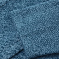 Халат детский Экономь и Я, цв. морская волна, р-р 34, 100% хл, 340 г/м2