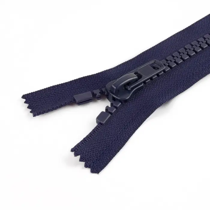 Молния &laquo;Трактор&raquo;, №10, неразъёмная, замок автомат, 18 см, тёмно-синяя