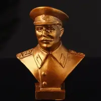 Бюст И.В. Сталин, 10х7х5см, бронза
