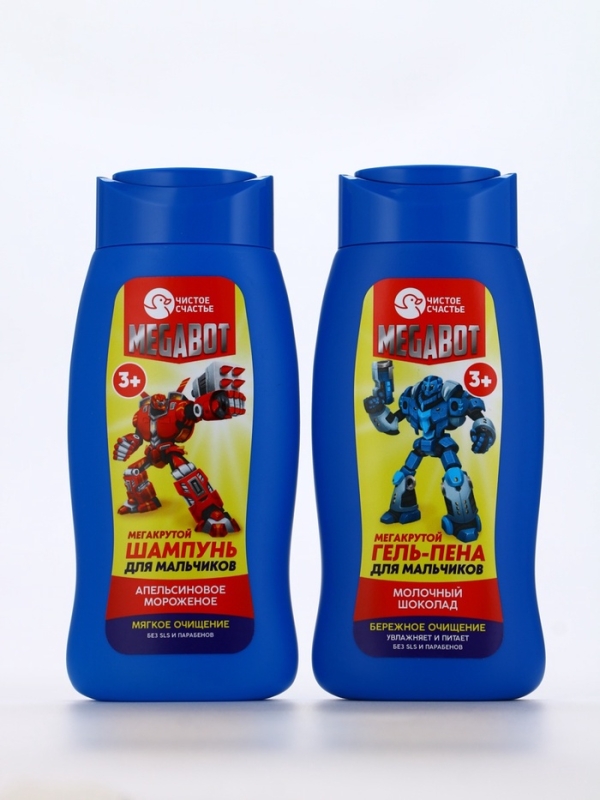 Гель-пена для мальчиков "Мегакрутая пена", молочный шоколад, 250 мл