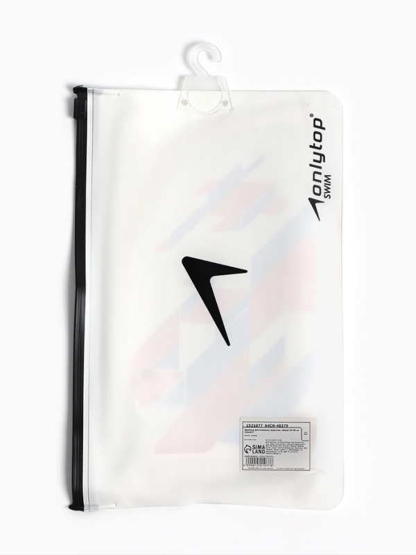 Шапочка для плавания взрослая ONLYTOP &laquo;Триколор&raquo;, силиконовая, обхват 54-60 см