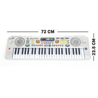 Синтезатор &laquo;Музыкальный взрыв&raquo; c радио и USB, 49 клавиш, работает от сети и от батареек, блок питания