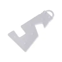 Подставка для телефона Luazon, брелок, складная, белая