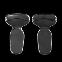 Пяткоудерживатели для обуви, с подпяточником, на клеевой основе, силиконовые, 14 × 8,5 см, пара, цвет прозрачный Пяткоудерживатели для обуви, с подпяточником, на клеевой основе, силиконовые, 14 × 8,5 см, пара, цвет прозрачный