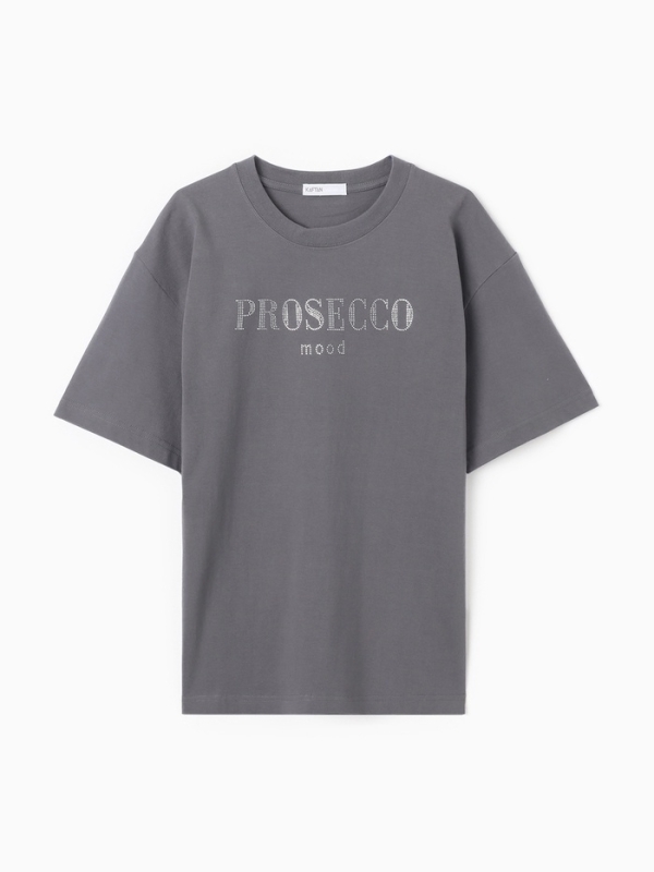 Футболка женская KAFTAN: Prosecco цв. серый, р-р 48-50