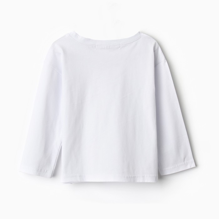 Лонгслив детский KAFTAN, р. 36 (134-140 см), белый