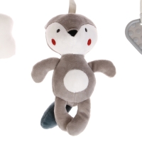 Растяжка на кроватку/коляску &laquo;Волчонок Тиша&raquo;, с прорез., Крошка Я