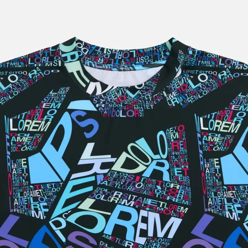 Футболка из бифлекса Morfiss с полной запечаткой на заказ, размер XS/S