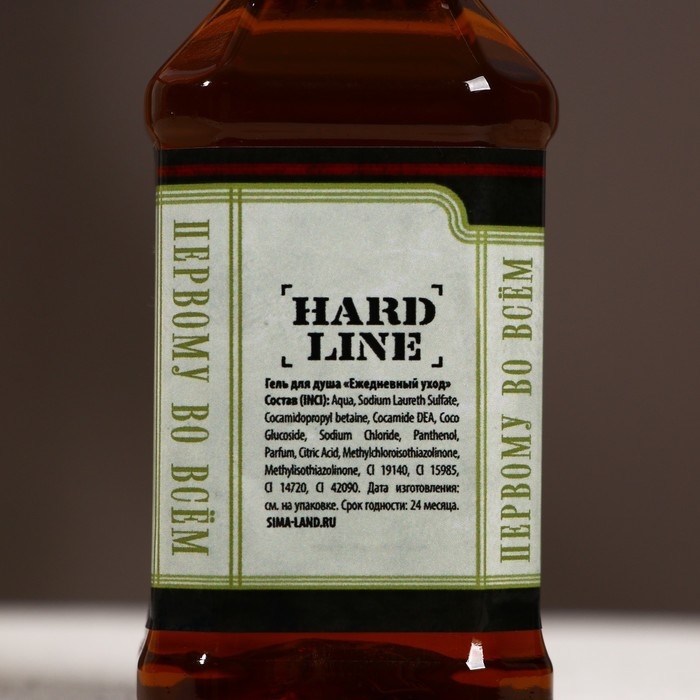 Подарочный набор косметики &laquo;На удачу&raquo;, гель для душа во флаконе виски 100 мл и стопка, Новый Год