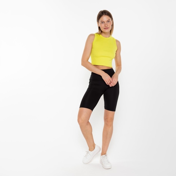 Велосипедки женские, цвет чёрный, размер 46 Велосипедки женские, цвет чёрный, размер 46