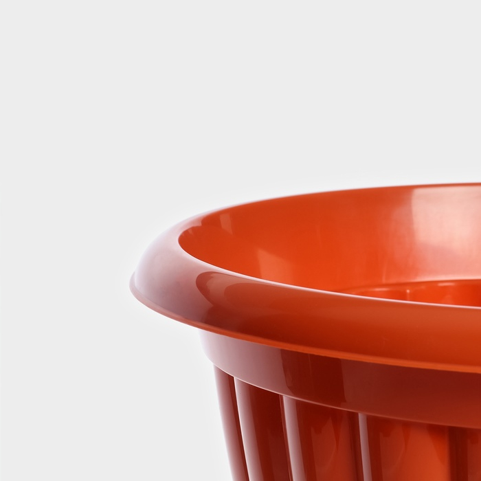 Кашпо уличное на ножке «Жасмин», 12 л, цвет коричневый Кашпо уличное на ножке «Жасмин», 12 л, цвет коричневый