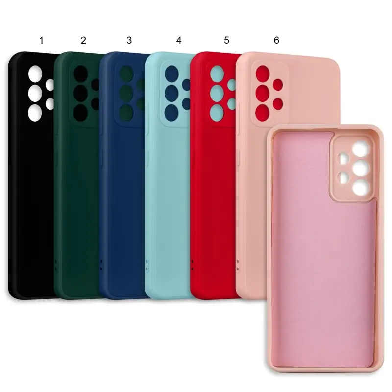 Чехол Samsung A32 4G (A325) цветной силикон