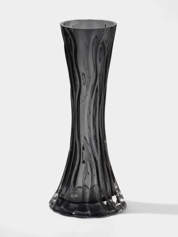 Ваза &laquo;Пэйва&raquo;, 25&times;10 см, стекло, серая
