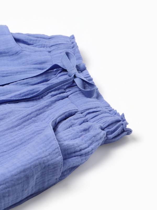 Шорты из муслина для девочек KAFTAN рост 140, фиолетовый Шорты из муслина для девочек KAFTAN рост 140, фиолетовый