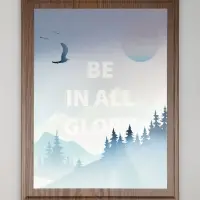 Плакетка Plaque XL, венге с серебристой пластиной