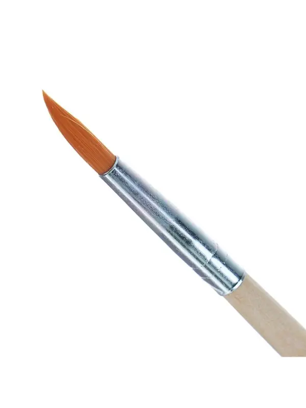 Кисть нейлон № 8, круглая