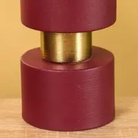 Подсвечник на 1 свечу текстурный "Баклажановый" 10,5х10,5х19 см