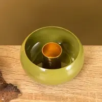 Подсвечник на 1 свечу на магнитах "Авокадо" 7,5х7,5х3,5 см