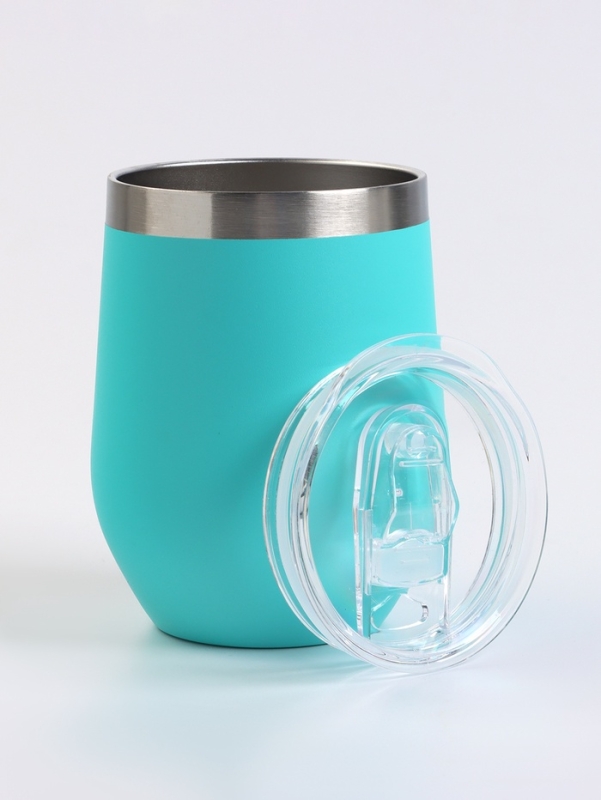 Калабас для чая Мате 350 мл и бомбилья с щеткой для чистки, мята