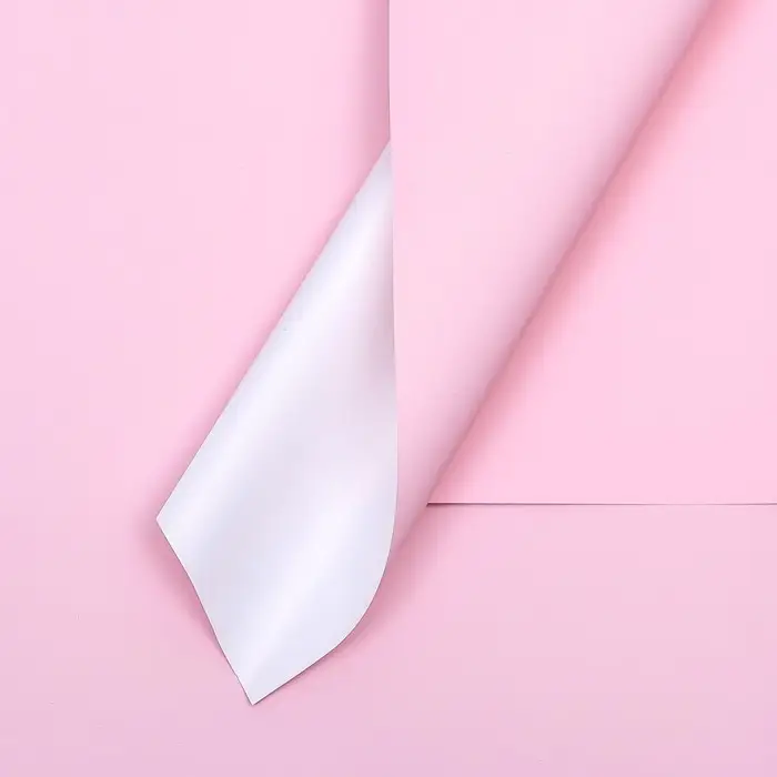 Пленка для цветов матовая, розовый, 56&times;57 см