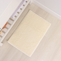 Коврик для дома Доляна &laquo;Букли&raquo;, 40&times;60 см, цвет молочный