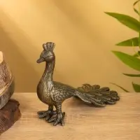 Сувенир &laquo;Павлин&raquo;, 18&times;8.5&times;14 см, алюминий