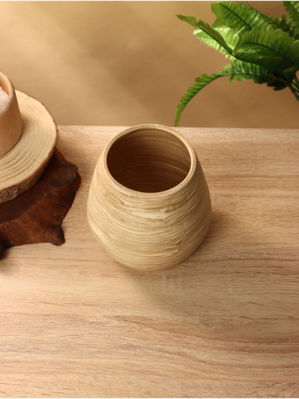 Ваза 12х12х13 см, бамбук Ваза 12х12х13 см, бамбук