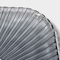 Набор стеклянной посуды &laquo;Мави&raquo;, 6 предметов: 2 миски 350 мл, 2 стакана 250 мл, салатник 800 мл, тарелка d=20,8 см, цвет серый