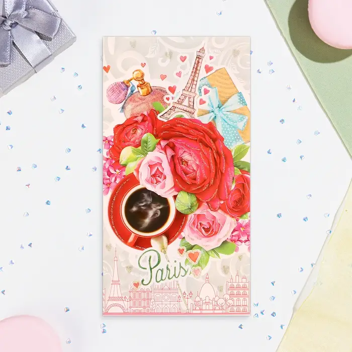 Конверт для денег PARIS 18.5&times;8.5 см