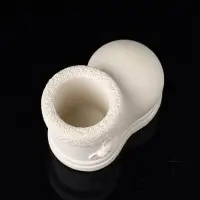 Подсвечник "Валенок" 10х7х6 см, натуральный, гипс