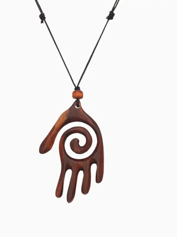 Украшение "Ладонь со спиралью" дерево соно