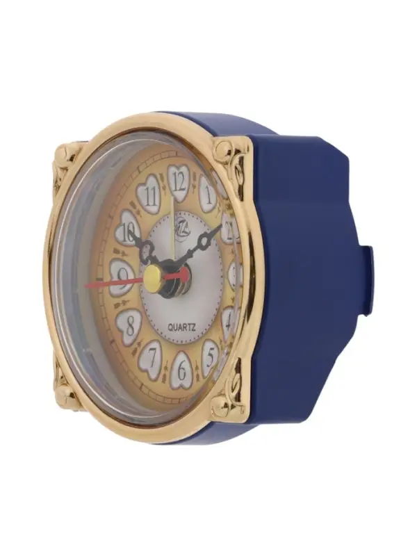 Часы-светильник "Ретро телефон", синий, с будильником, 28.5 х 18 х 18 см